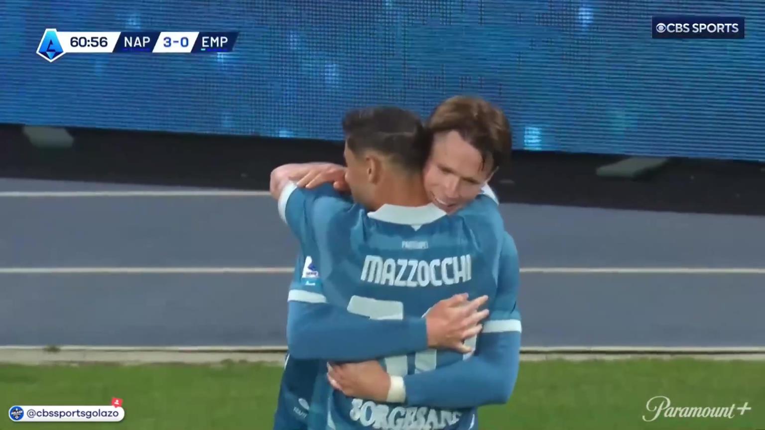 無敵雙響炮！麥克托米奈甩頭破門梅開二度！盧卡庫傳中送助攻！