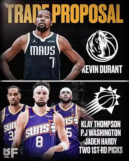 和歐文濃眉組三巨？美媒：獨(dú)行俠可用克萊+PJ+哈迪+倆首輪換KD-